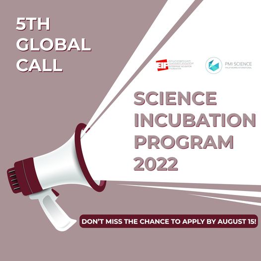 Science Incubation Program 2022