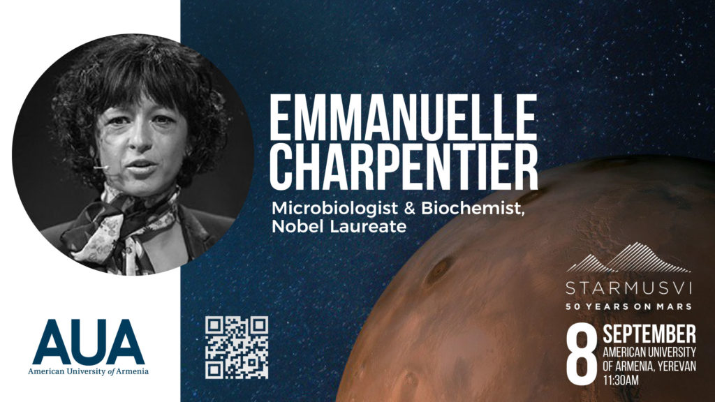 Starmus Speakers at AUA: Emmanuelle Charpentier