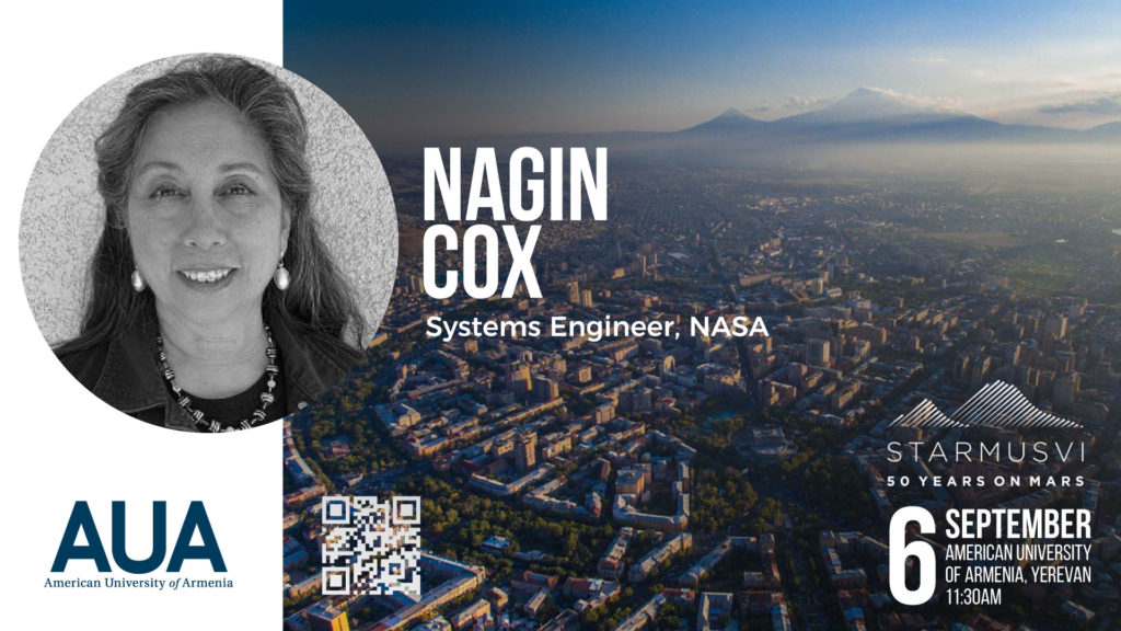 Starmus Speakers at AUA: Nagin Cox