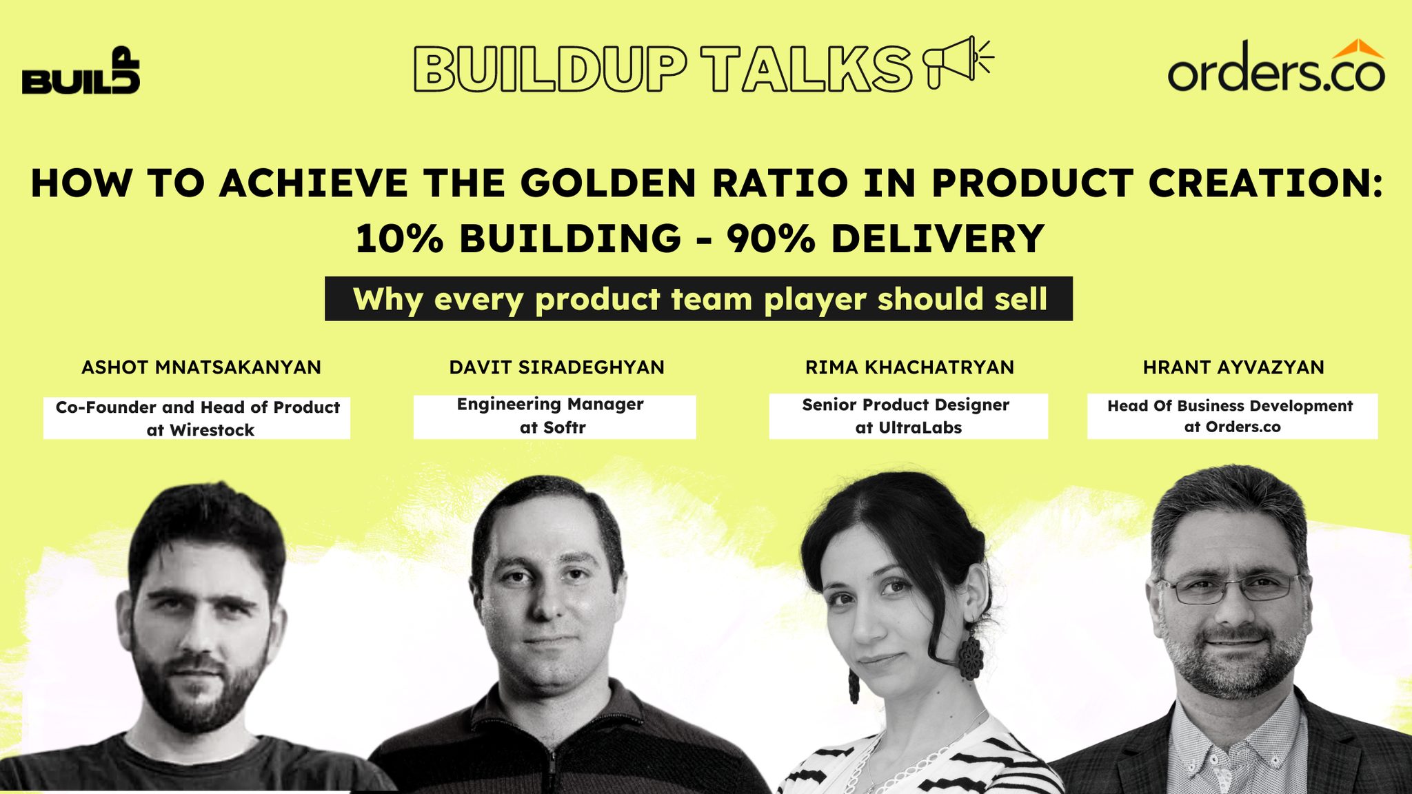 BuildUp Talks - Product Building