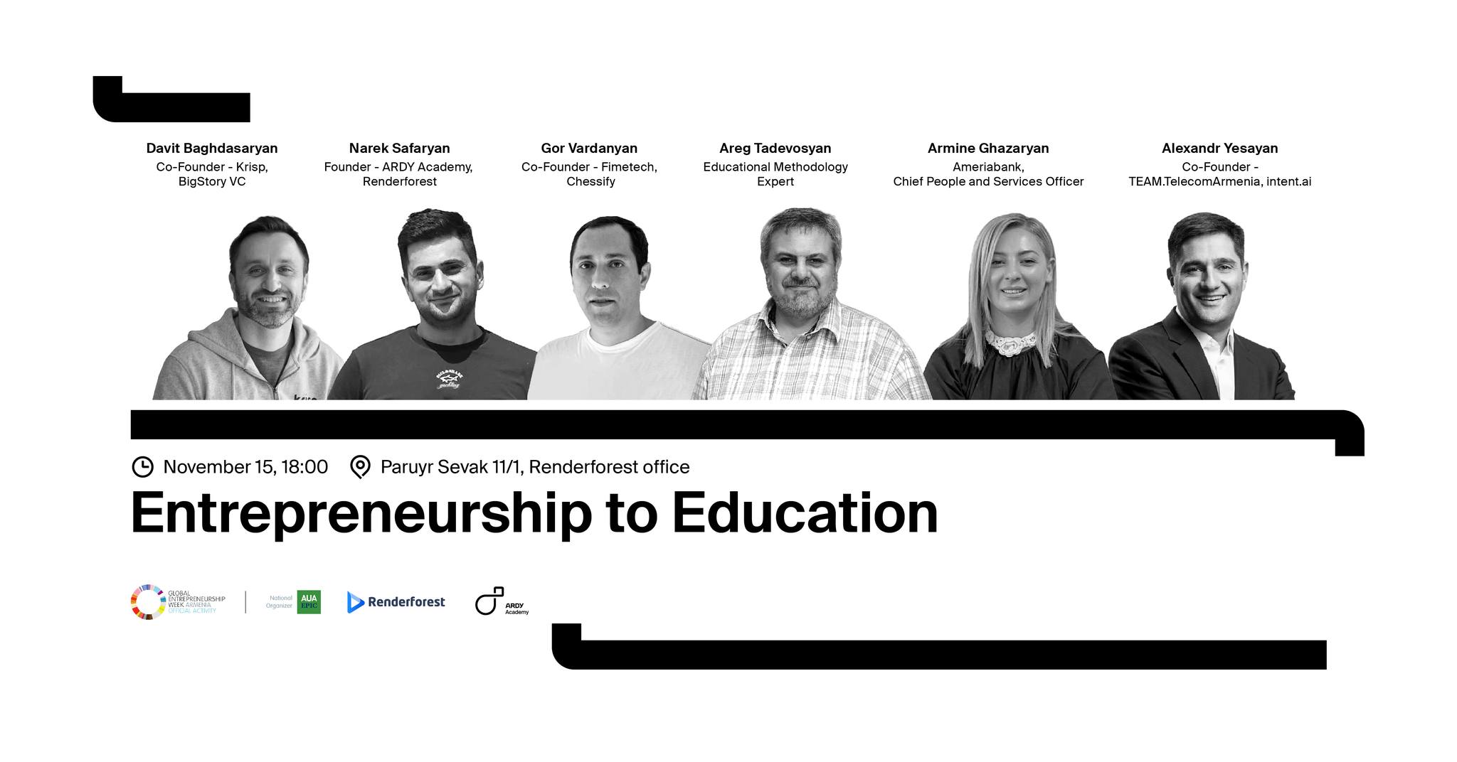 Entrepreneurship to Education