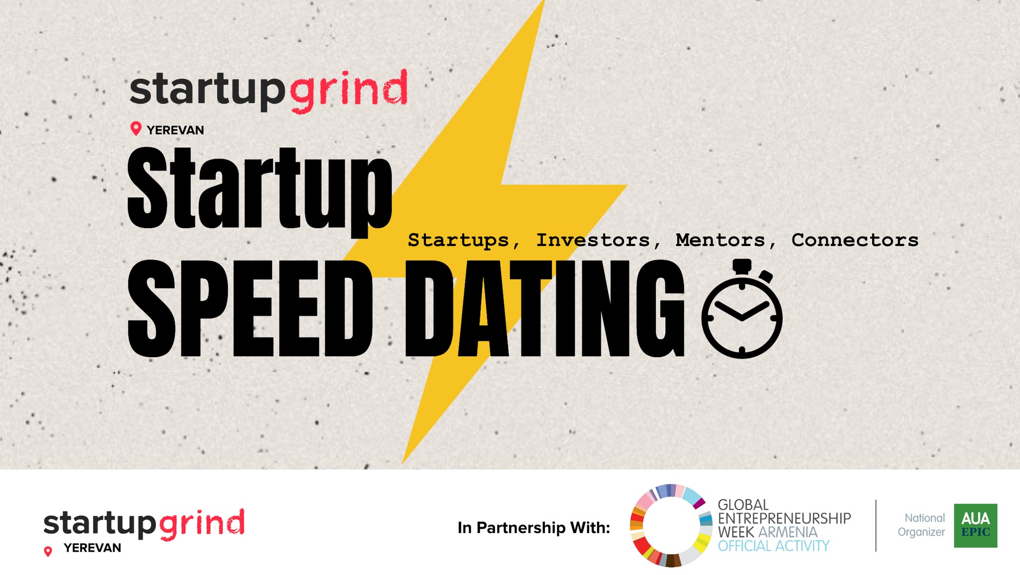 Startup Grind Speed Dating