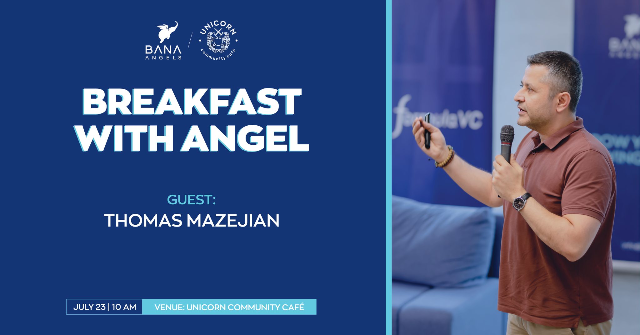 Breakfast with Angel Thomas Mazejian