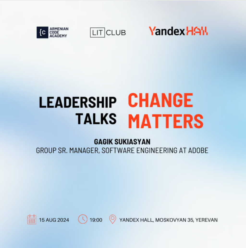 Change Matters - Gagik Simonyan