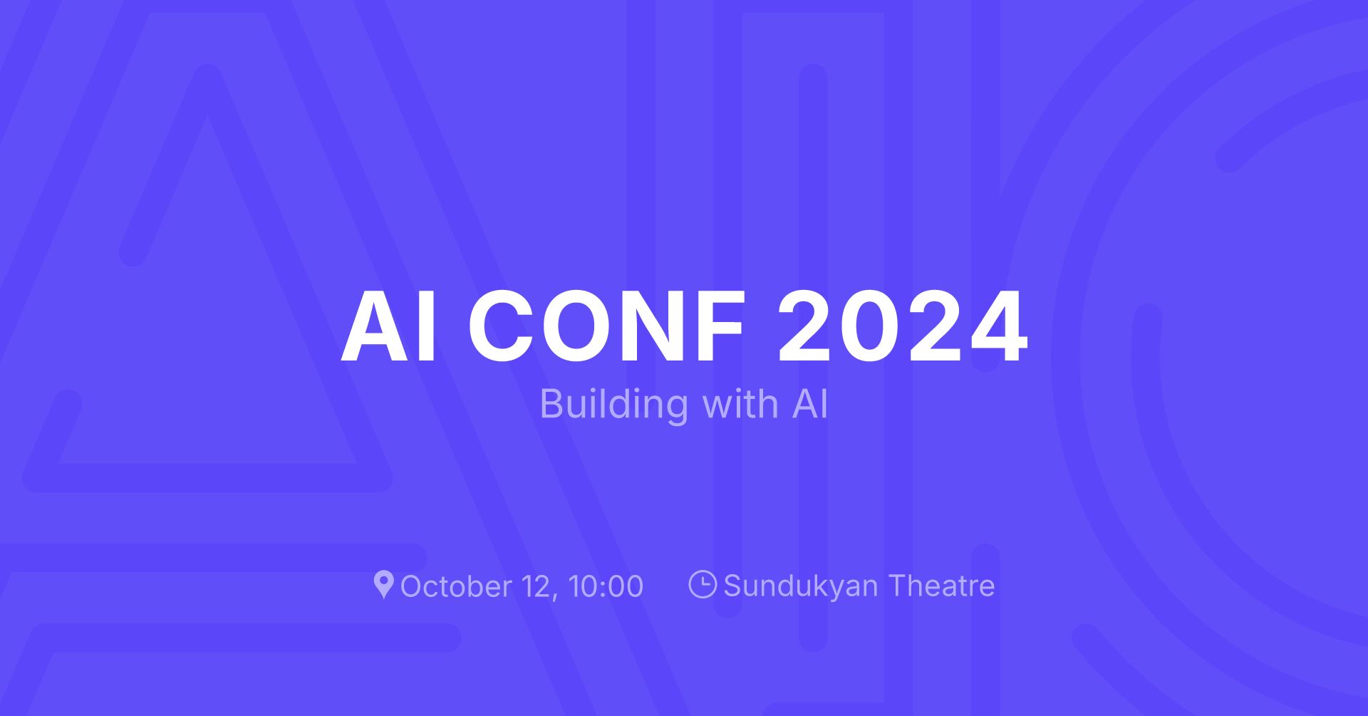 AI CONF 2024