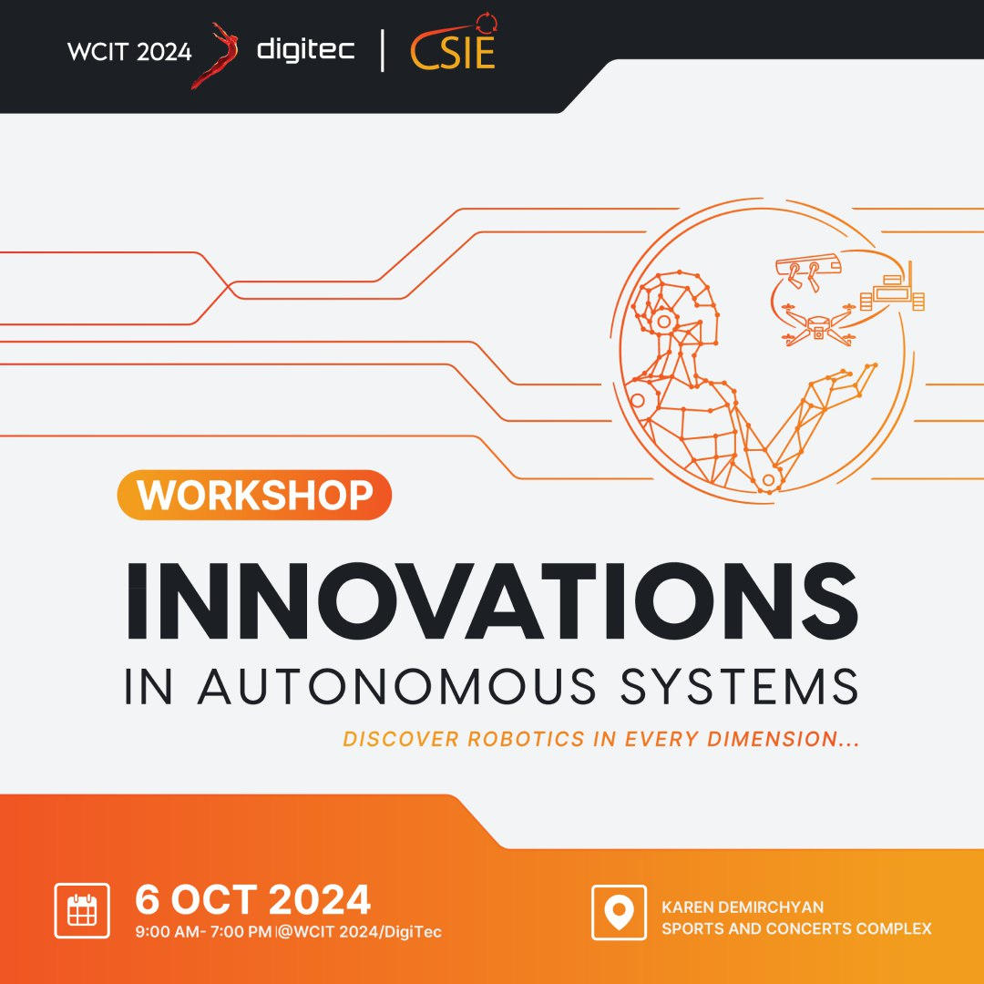 Innovation in Autonomous Systems | WCIT2024/Digitec