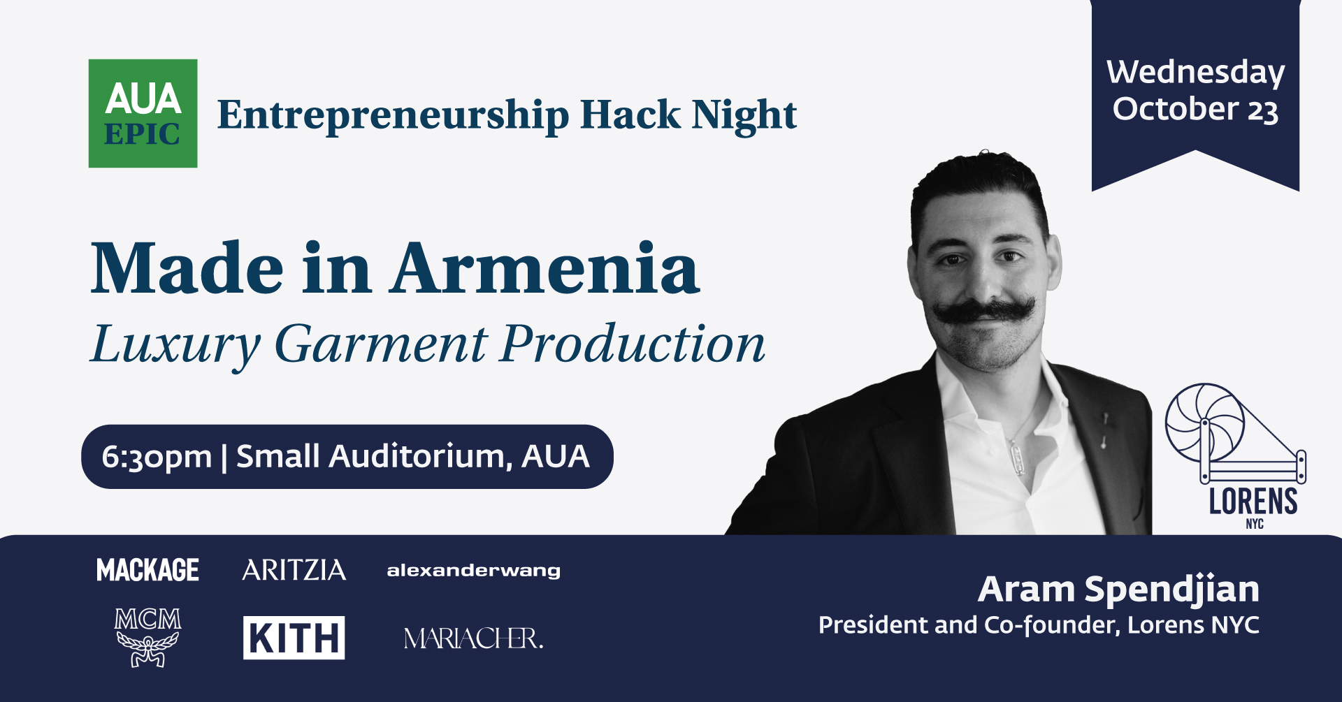 Entrepreneurship Hack Night - Aram Spendjian