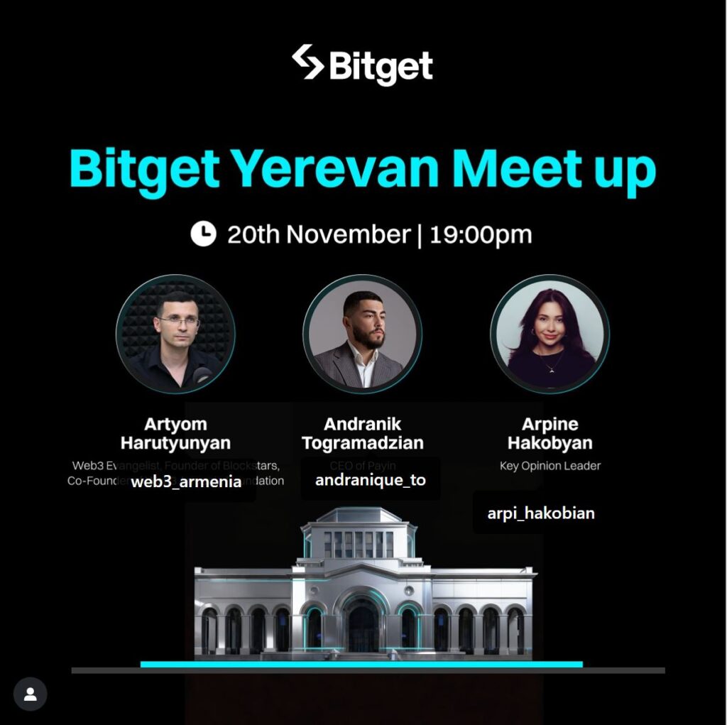 Bitget Yerevan Meetup November 2025