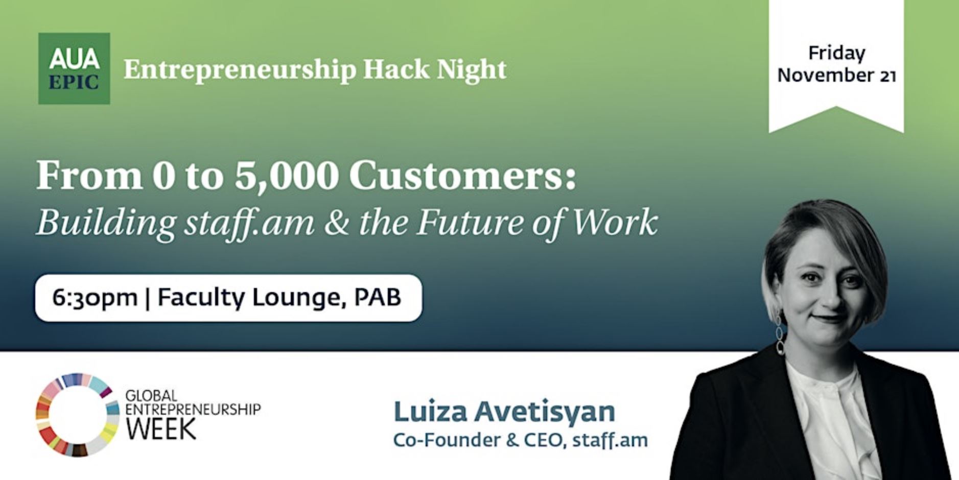 Entrepreneurship Hack Night - Luiza Avetisyan