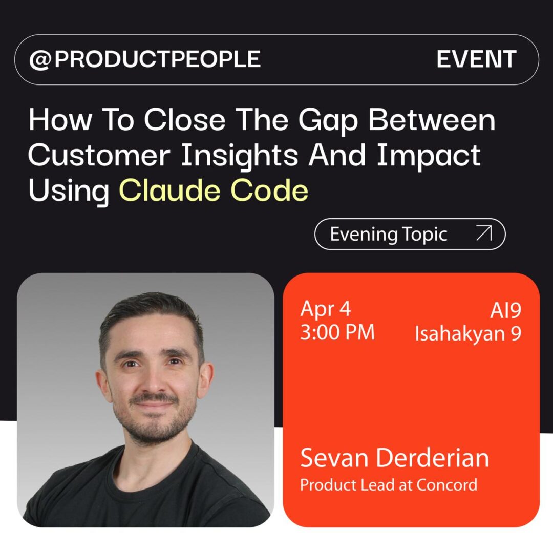 ProductPeople Workshop April 2026 - Darpass - Your pass to Tech Armenia