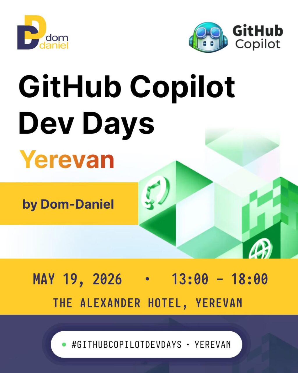 GitHub Copilot Dev Days Yerevan - Darpass - Your pass to Tech Armenia